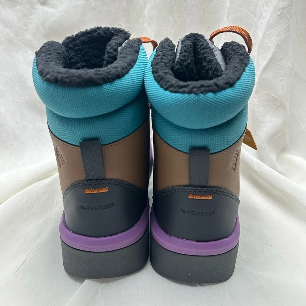 Columbia Keetley Waterproof Winter Boots Women’s Size 6.5 Brown Purple Insulated - Picture 5 of 7